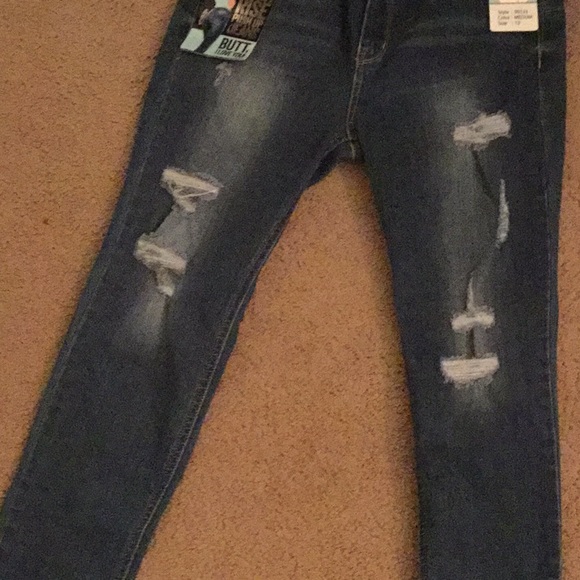 WAX JEAN high rise distressed denim jeans - Picture 3 of 7